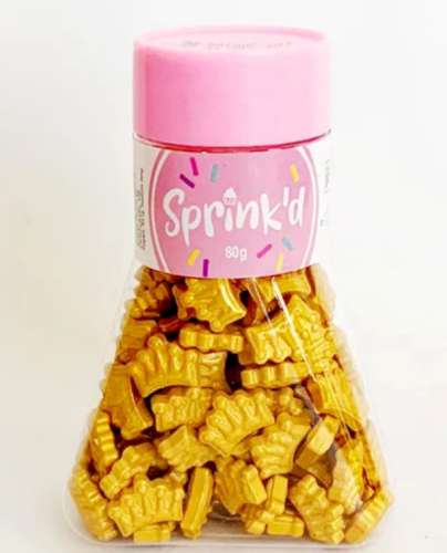 Sprink'd Sprinkles - Gold Crowns - Click Image to Close